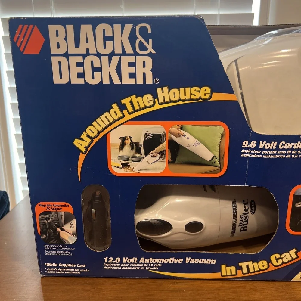 Black And Decker Dust Buster Around The House Home And Auto Kit Ck1200
